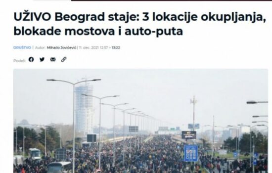 Blokade okupljanje