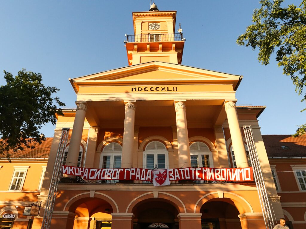 Crvena zvezda karavan u Somboru