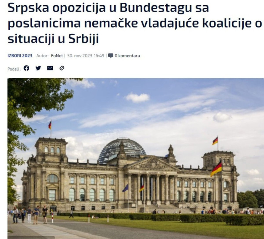 Opozicija Srbije u Nemačkoj