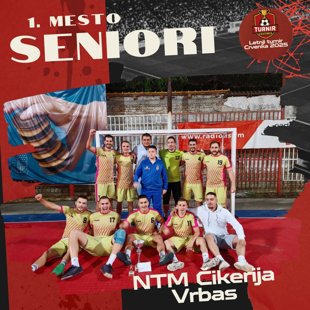 Завршен Летњи турнир у малом фудбалу у Црвенки