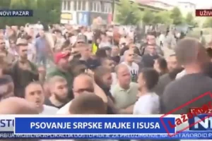 Псовање српске мајке и Исуса