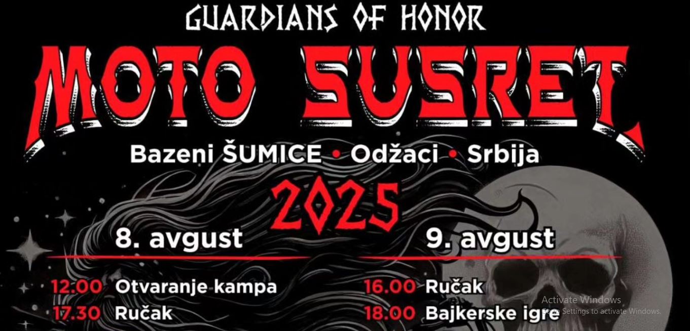 Оџаци: „Мото сусрет“ 8. и 9. августа