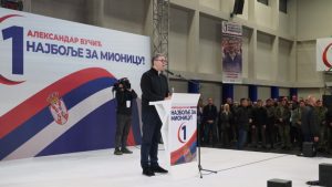 Vučić u Mionici: Pred nama nije lak put, ali moramo doneti pametne odluke za budućnost Srbije