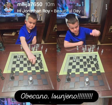 ВУЧИЋ ОДРЖАО РЕЧ: Андрији из Бајине Баште стигао специјални шах