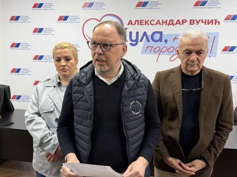 Конференција за штампу ОО СНС Кула: најгнуснија лаж блокадера до сада, измишљеном пуцњавом до политичких поена