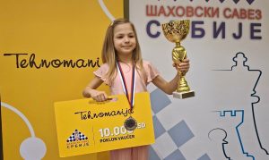 Калина Пејин вицешампионка Србије у шаху