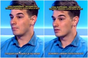 Представља се као студент, а он страначки активиста! Оља Бећковић довела "студента" који ради за Микија Алексића (ВИДЕО)