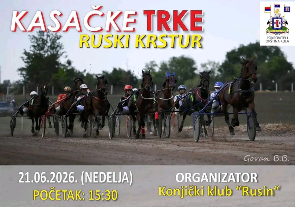 Tradicionalne kasačke trke u nedelju na hipodromu u Ruskom Krsturu