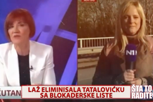 Лаж елиминисала Таталовићку са блокадерске листе?