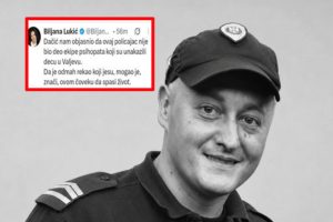 Биљана Лукић релативизује смрт полицајца Василија Лаловића: Уместо осуде таргетирања, напад на Дачића