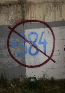 (ФОТО) Широм Новог Сада осванули графити: СТОП +384! СТОП СЕПАРАТИЗМУ!