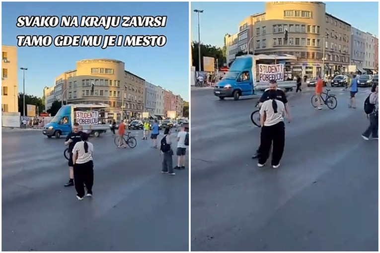 Надреалан призор на протесту: Новосадски блокадери открили чиме ће се бавити након избора? (ВИДЕО)
