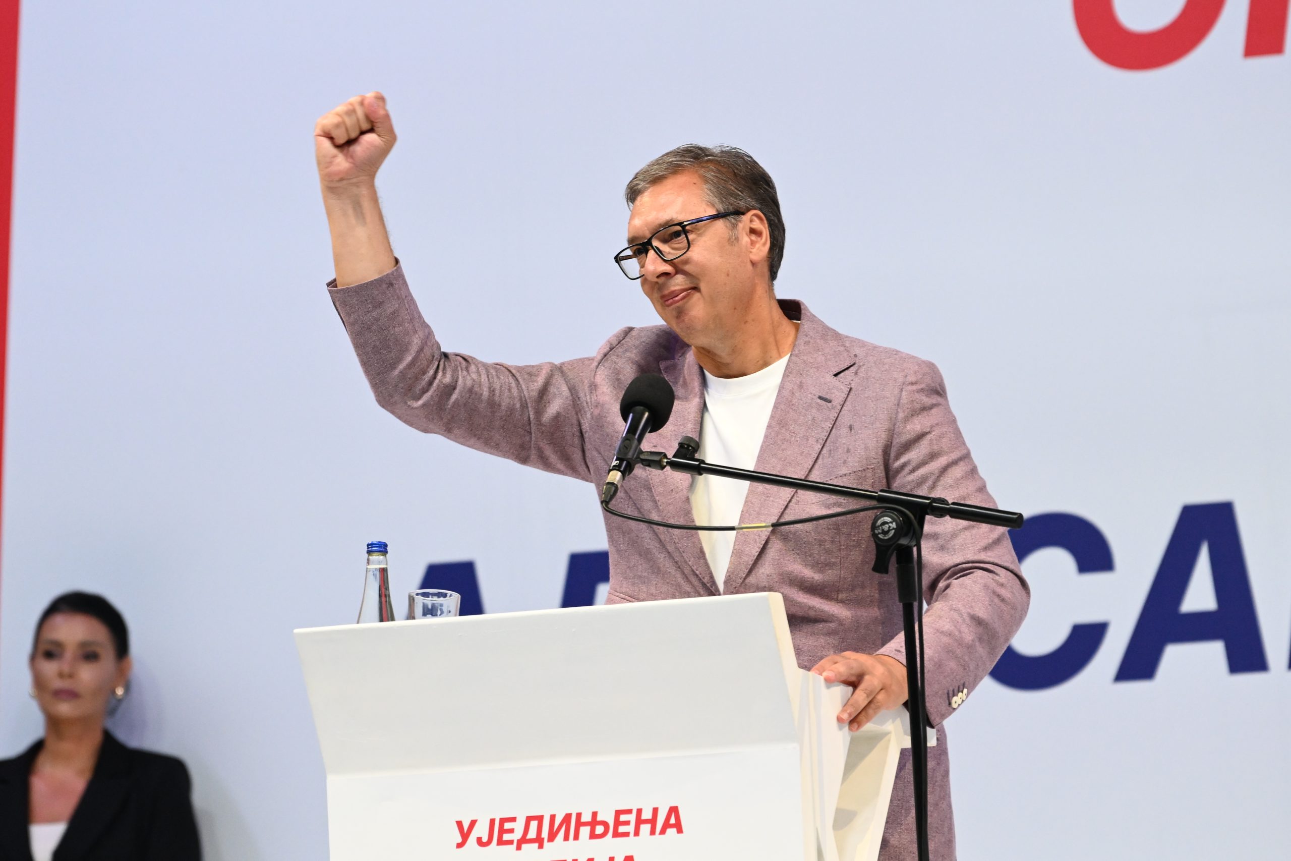 Вучић на митингу „Уједињена Србија“ у Ужицу: Насиље никада неће победити