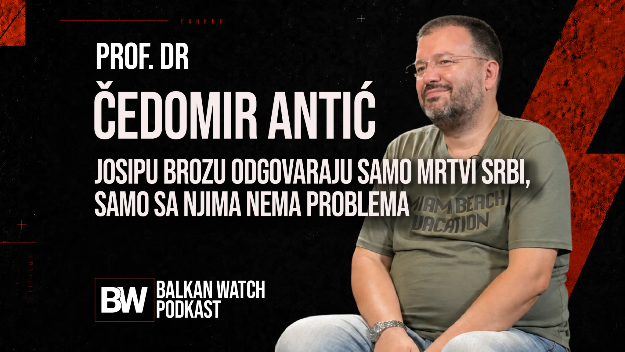Чедомир Антић за Balkan Watch: Срби у региону и даље се боре за основна политичка права