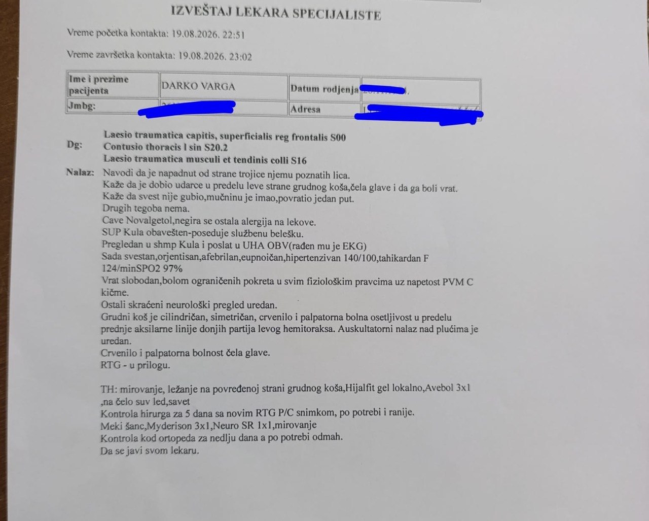 БЛОКАДЕРИ СКРОЗ ПОЛУДЕЛИ! ТРОЈИЦА НАПАЛА ОПОЗИЦИОНАРА У КУЛИ: Међу њима одборник Милин, Симићи га тукли и претили му!