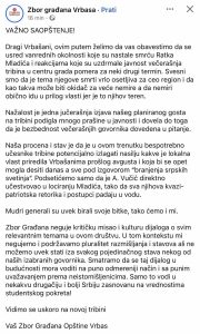 (ВИДЕО) Хаос у Врбасу! Опозиционар Јован Радовић који представља Локалну алтернативу и Ослободимо Врбас поцепао транспарент у центру Врбаса!