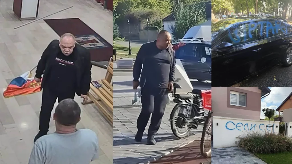 (VIDEO) Haos i divljaštvo bez presedana u Kuli: Pomahnitali blokader Zoran Sekeruš nastavio krvavi pir! Posle sekire i razbijenih štandova, na red došli kućni zidovi i službeni automobili!