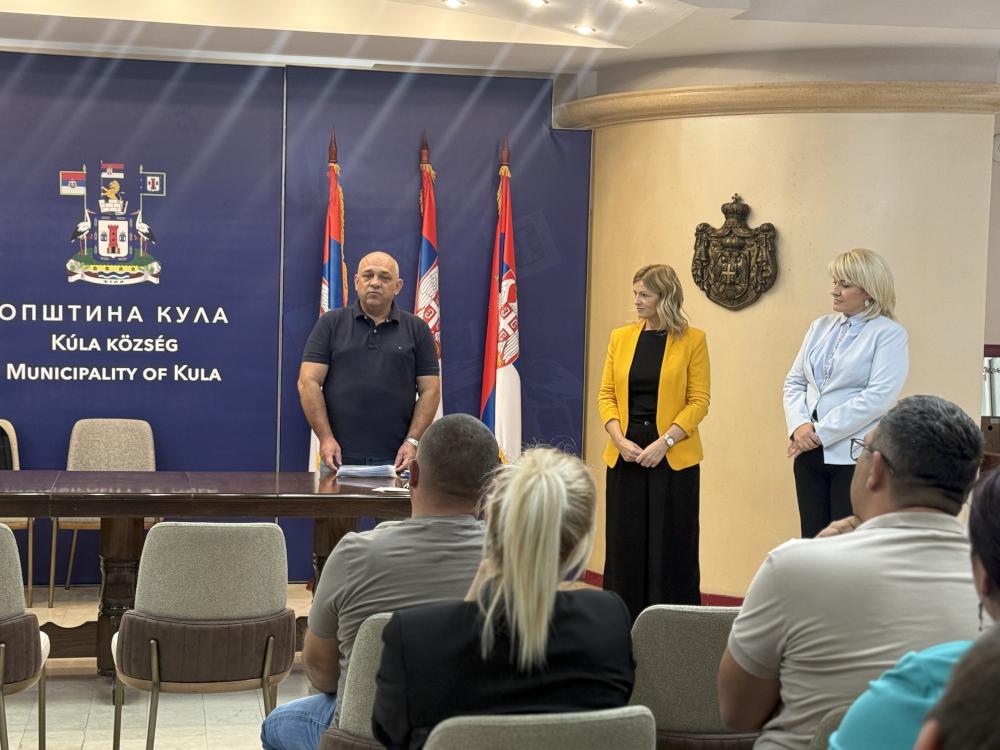 Kula: Dodeljeni ugovori budućim i postojećim preduzetnicima