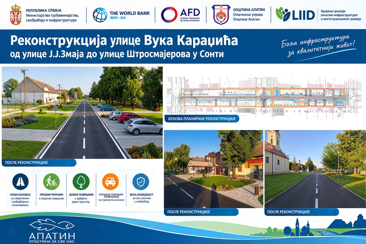 Ускоро реконструкција улице Вука Караџића у Сонти
