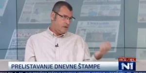 (ВИДЕО) "Спрема се крв на улицама!" Блокадер Владимир Арсенијевић на ХРТ-у прети насиљем и призива крвопролиће у изборној ноћи