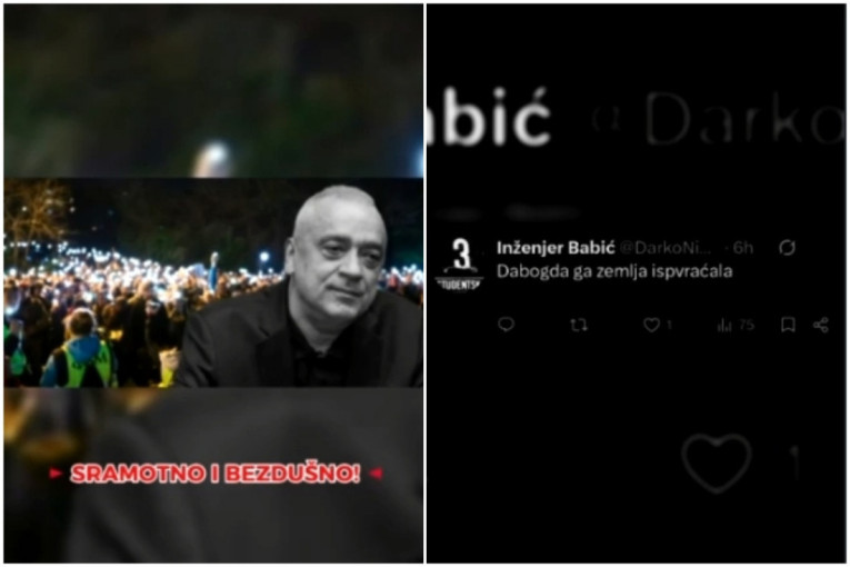 Монструозно лешинарење блокадера! Славе смрт Стевана Бакића, вређају покојника и прижељкују нове трагедије! (ВИДЕО)
