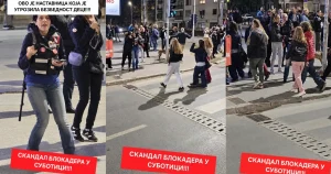 Скандал у Суботици: Наставница изложила опасности малолетну децу – политички скуп на коловозу!