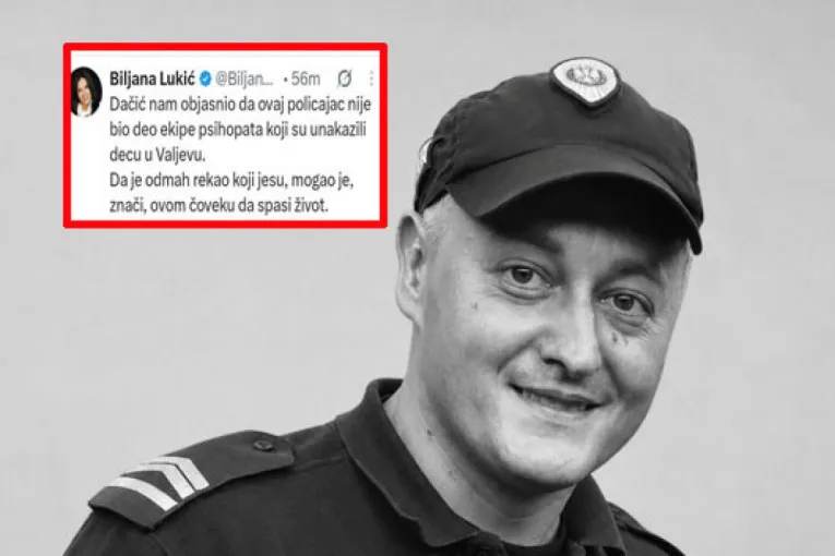 Биљана Лукић релативизује смрт полицајца Василија Лаловића: Уместо осуде таргетирања, напад на Дачића