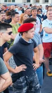 БЛОКАДЕРИ ИЗГУБИЛИ КОМПАС! НАЦИСТИЧКИ ПОЗДРАВ ИЗ ПРВОГ РЕДА СА ДАНАШЊЕГ СКУПА БЛОКАДЕРА!