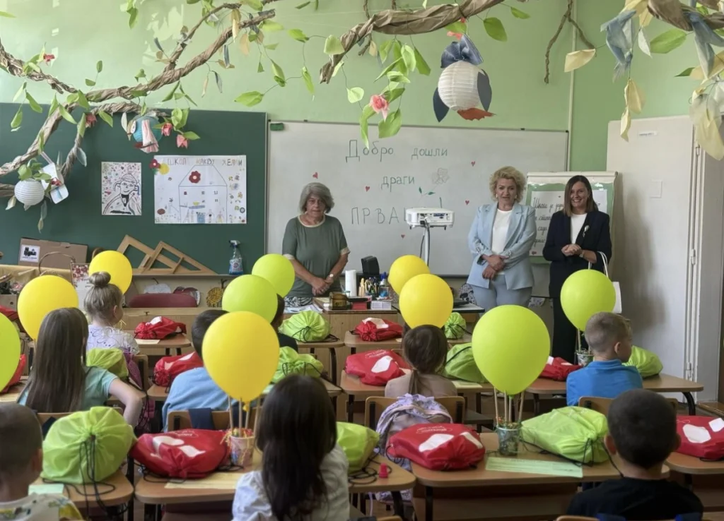 Prvaci u Kruščiću zakoračili u školske klupe uz udžbenike i školski pribor